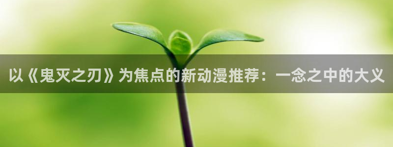 178动漫之家官网：以《鬼灭之刃》为焦点的新动漫推荐：一念之中的大义